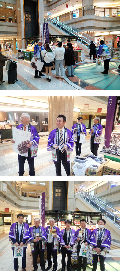 羽田空港でトップセールスを開催